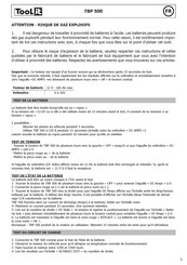 Tool it TBP 500 Manual