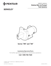 Pentair BERKELEY HN Series Owner's Manual