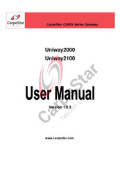 CarpeStar Uniway2000 User Manual
