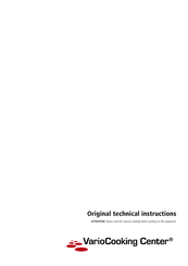 VarioCooking Center MULTIFICIENCY Series Original Technical Instructions