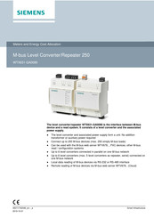 Siemens WTX631-GA0090 Manual