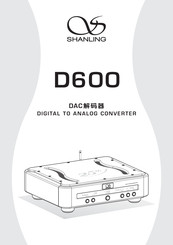 Shanling D600 Manual