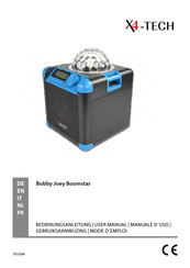 X4-TECH Bobby Joey Boomstar User Manual