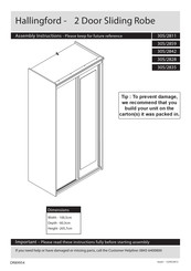 Argos Hallingford 305/2811 Assembly Instructions Manual