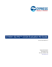 Cypress CY4541 EZ-PD CCG4 Evaluation Kit Manual