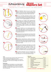 funtec Beach Masters Set Setup Manual