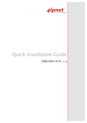 4IPNET OWL400 Quick Installation Manual