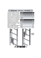 Tractel Stopcable EN 353-2 Operating And Maintenance Instructions Manual