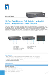 LevelOne FGP-1000 Quick Start Manual