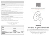 Vado Zoo evo magma sense life Installation & Maintenance Instructions