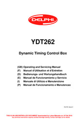 Delphi YDT262 Operating And Servicing Manual