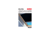 Velux RGL Installation Instructions And Directions For Use
