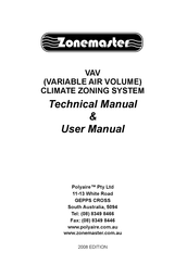 Polyaire Zonemaster Variable Air Volume Technical Manual & User Manual