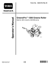 Toro GreensPro 1260 Greens Roller Operator's Manual
