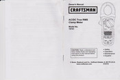 Craftsman 19741 Owner's Manual
