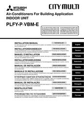 Mitsubishi Electric City Multi PLFY-P-VBM-E Installation Manual
