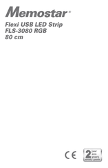 Memostar FLS-3080 RGB Operating Instructions Manual