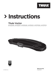 Thule Vector 613501 Instructions Manual