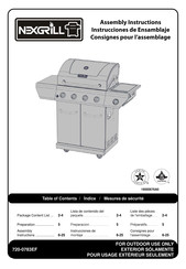 Nexgrill 720-0783EF Assembly Instructions Manual