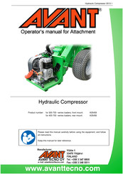 AVANT A35456 Operator's Manual