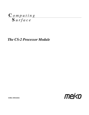 Meiko Computing Surface CS-2 Manual