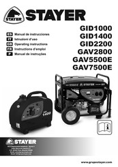 stayer GAV5500E Operating Instructions Manual
