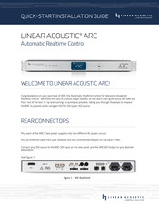 Telos Alliance LINEAR ACOUSTIC ARC Quick Start Installation Manual