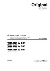 Pottinger VITASEM A 251 Operator's Manual