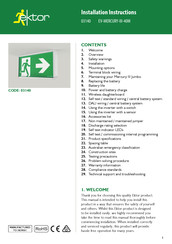 ektor EV-MERCURY-III-40M Installation Instructions Manual