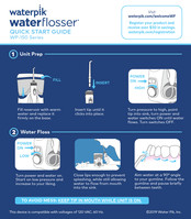 Waterpik Waterflosser WP-150 Series Quick Start Manual