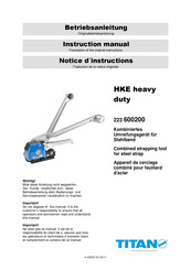 Titan HKE heavy duty Instruction Manual