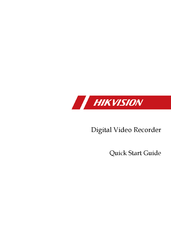 Hikvision Ds 74hqhi K1 B Manuals Manualslib