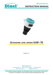 Microlectra Dinel ULM-70 Instruction Manual