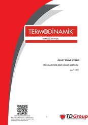Termodinamik Pellet Stove Hybrid 22 kW Installation And Usage Manual