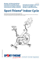 Sport-Thieme 291 4901 Instructions For Assembly And Use
