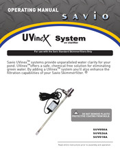 Savio UVinex SUV018A Operating Manual