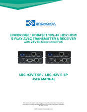 Broadata LINKBRIDGE LBC-H2V-T-5P User Manual