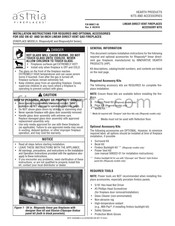 Astria Fireplaces Rhapsody54 Series Installation Instructions Manual