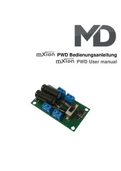 MD mXion PWD User Manual