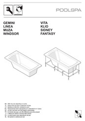 Poolspa LINEA Installation Instructions Manual