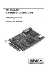 Erma Electronic PCI 1389-S02 Instruction Manual