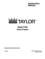 Taylor C300 NP Operator's Manual