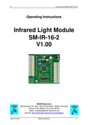 BEIER-Electronic SM-IR-16-2 Operating Instructions Manual