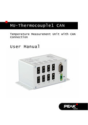 Peak MU-Thermocouple1 CAN User Manual