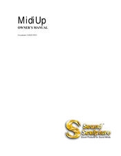 Sound Sculpture MidiUp Owner's Manual
