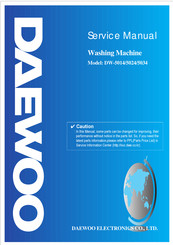 Daewoo DW-5014 Service Manual