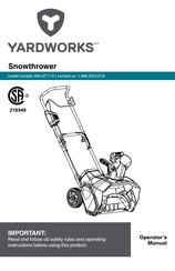 Yardworks 060-3711-6 Operator's Manual