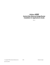 Develcon Electronics Orbitor 6000 Installation & Application Manual