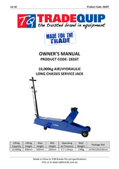 TradeQuip 2826T Owner's Manual