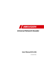 Hikvision DS-6500DI–T User Manual